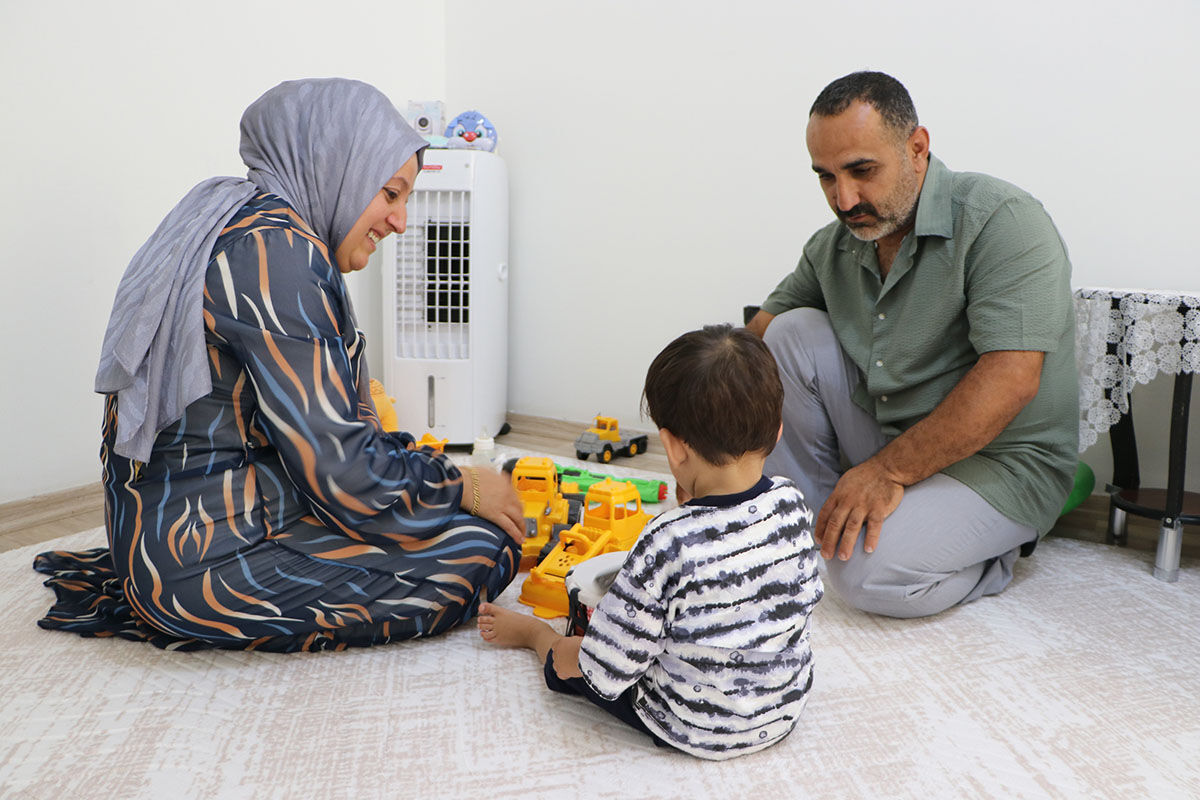 6 Şubat depremlerinden sonra harekete geçen Kilisli koruyucu aile: İnsanlar seneleri boşa geçirmesin - 1. Resim