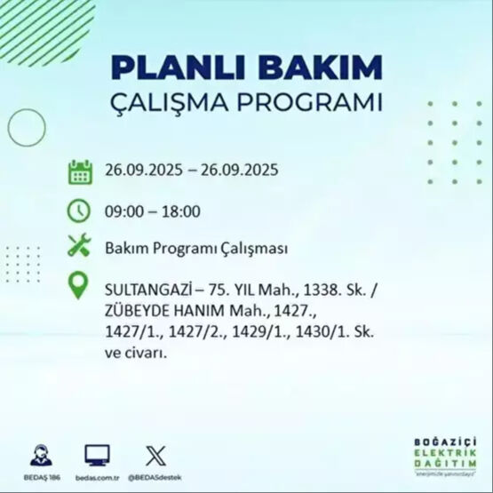 BEDAŞ, 10 saatlik kesintiyi duyurdu! 23 ilçe karanlığa gömülecek - 79. Resim