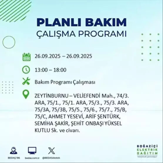 BEDAŞ, 10 saatlik kesintiyi duyurdu! 23 ilçe karanlığa gömülecek - 84. Resim