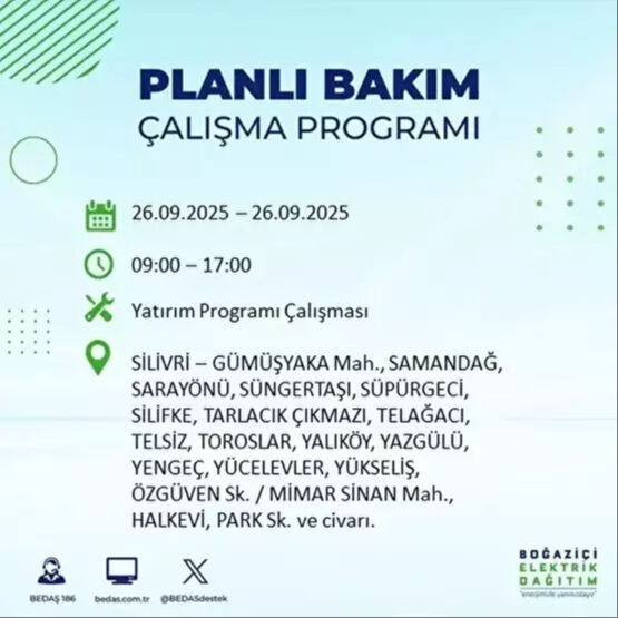 BEDAŞ, 10 saatlik kesintiyi duyurdu! 23 ilçe karanlığa gömülecek - 77. Resim