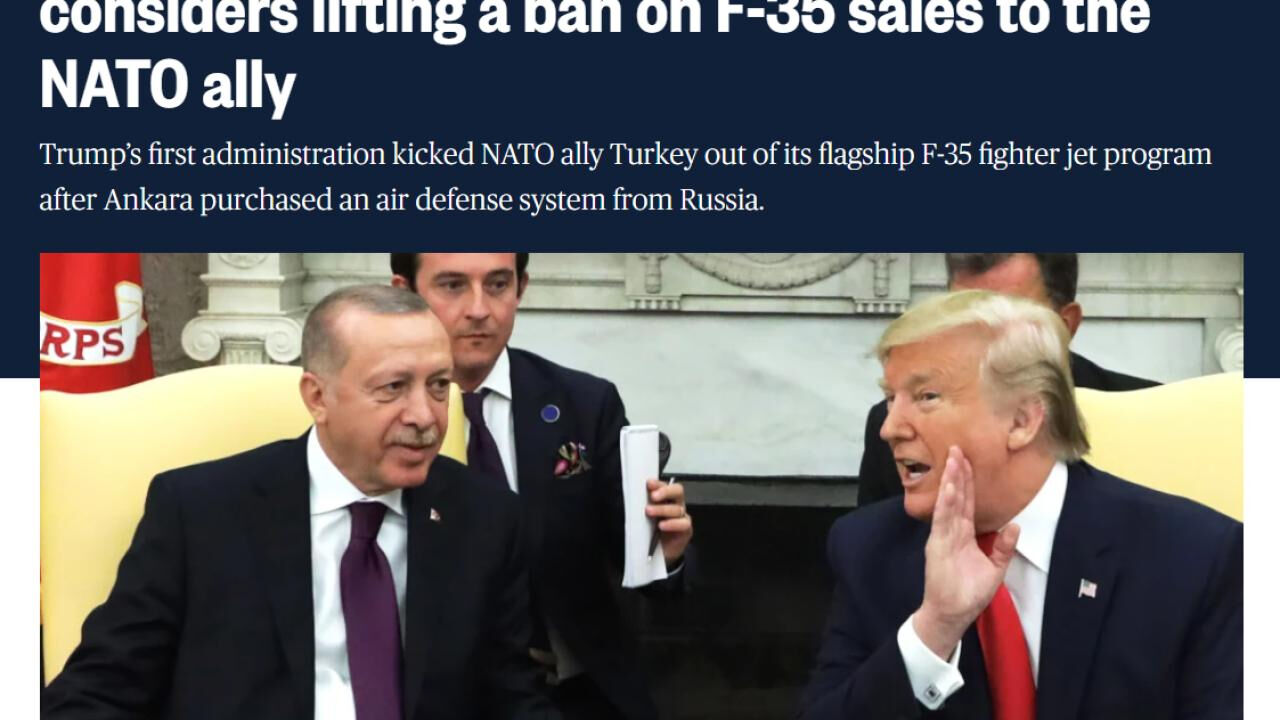 Dünya basını Türkiye’yi konuşuyor: F-35 hamlesi her şeyi değiştirdi! - 2. Resim