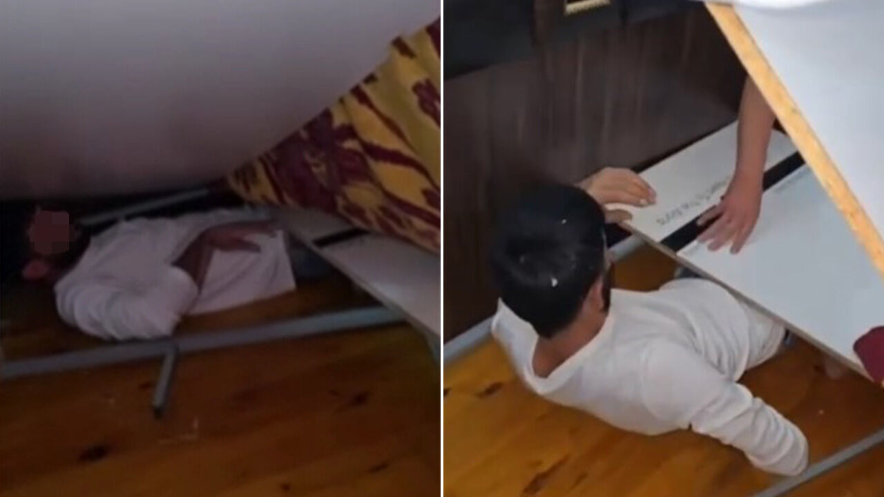 Yakınları 'evde yok' dedi, polis yatağın altında buldu - 1. Resim