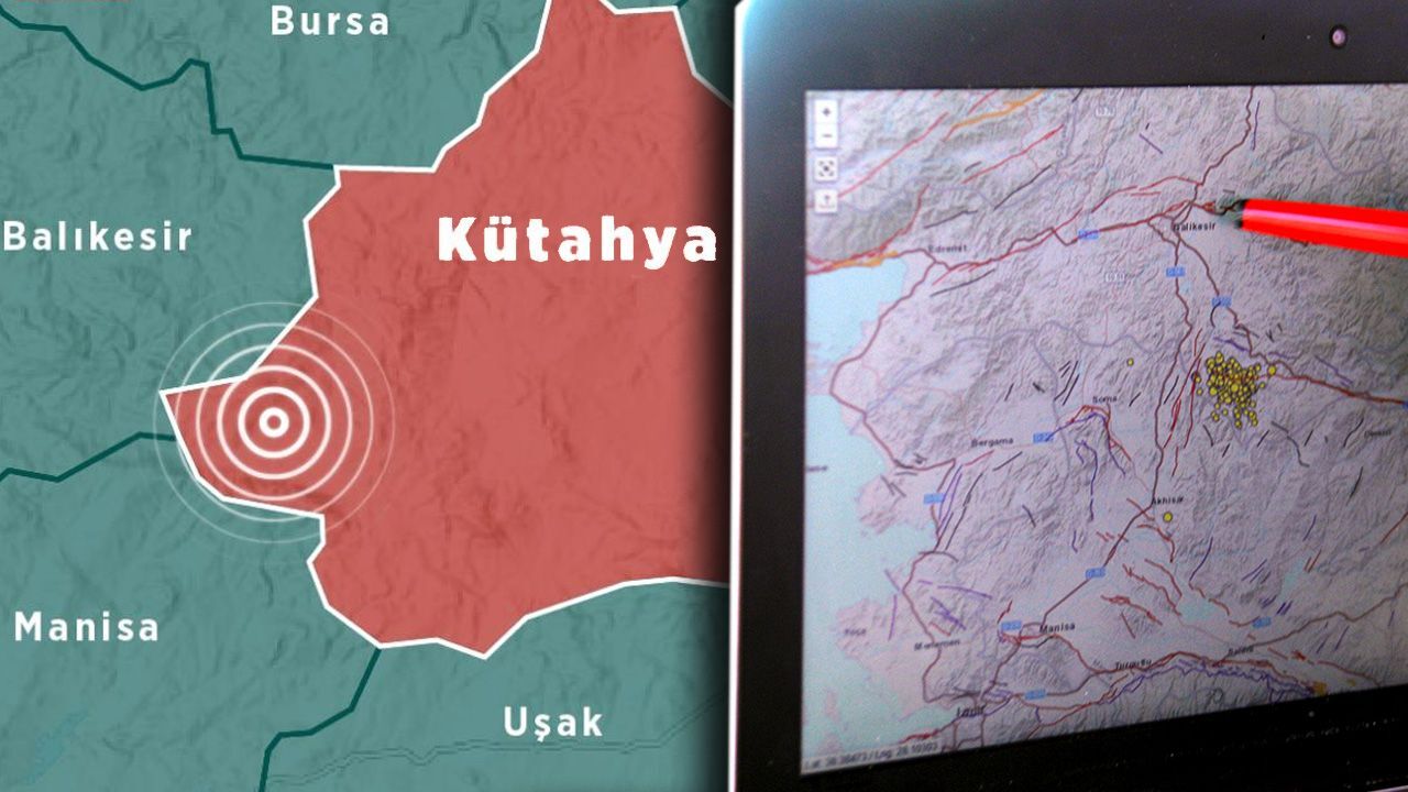Kütahya Simav&#039;da 5.4 büyüklüğünde deprem! İstanbul, İzmir ve Bursa&#039;da da hissedildi
