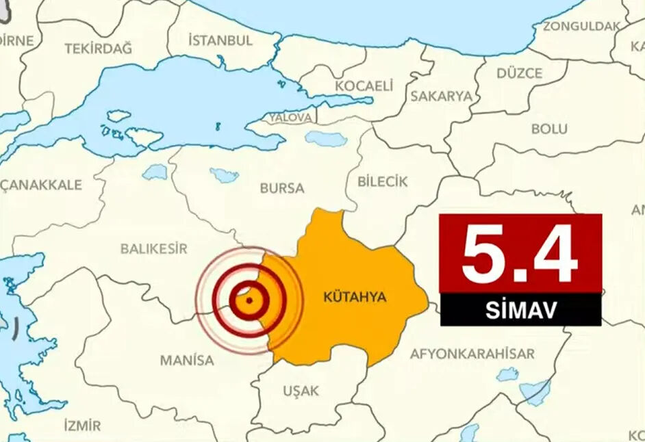 Kütahya Simav'da 5.4 büyüklüğünde deprem! Çevre iller de sallandı - 1. Resim
