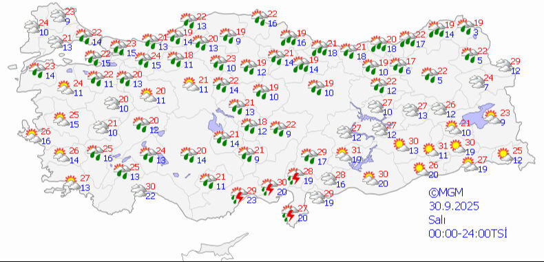 Meteoroloji saat vererek uyardı! İstanbul ve 16 ilde sağanak yağış - 2. Resim