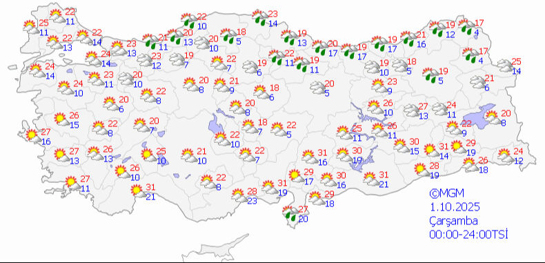 Meteoroloji saat vererek uyardı! İstanbul ve 16 ilde sağanak yağış - 3. Resim
