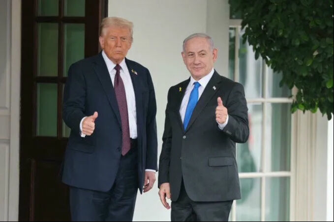 Gazze'de ateşkes olacak mı? Beyaz Saray'da Trump-Netanyahu görüşmesi başladı - 1. Resim