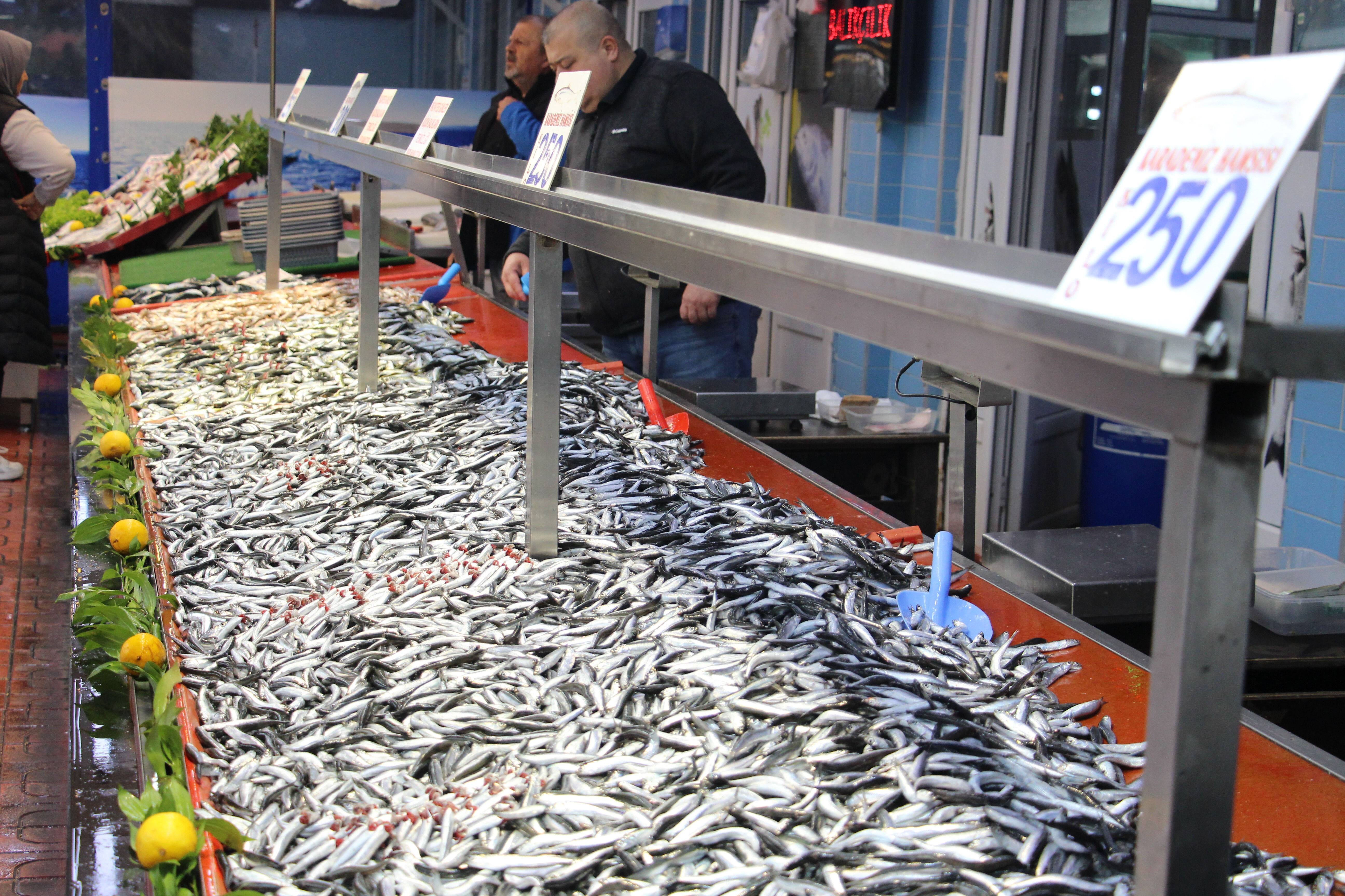 Karadeniz'in meşhur 'Kestane Karası' fırtınası tezgahı vurdu! Balık fiyatlarında artış - 1. Resim