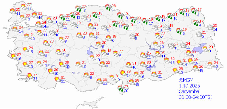 Meteoroloji 17 il için sarı alarm verdi! İstanbul, Bursa ve İzmir’i kuvvetli yağış vuracak - 3. Resim