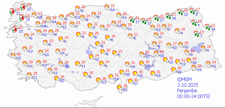 Meteoroloji’den hafta sonu uyarısı: Sağanak geliyor, sıcaklıklar düşecek - 5. Resim
