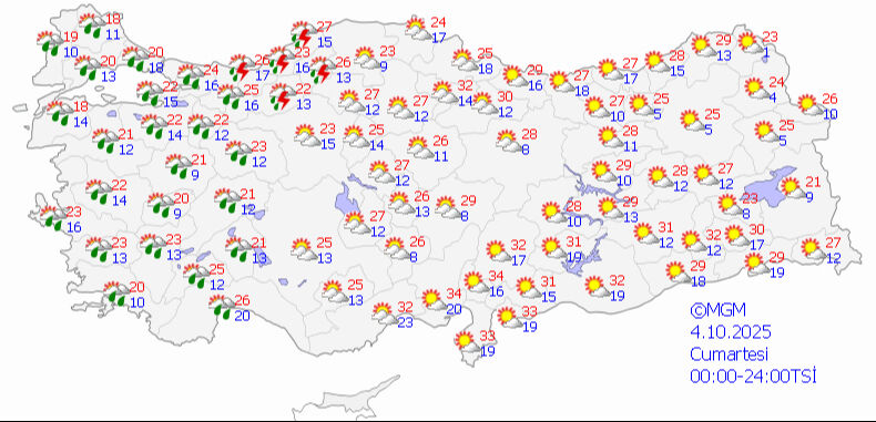 Meteoroloji’den hafta sonu uyarısı: Sağanak geliyor, sıcaklıklar düşecek - 7. Resim