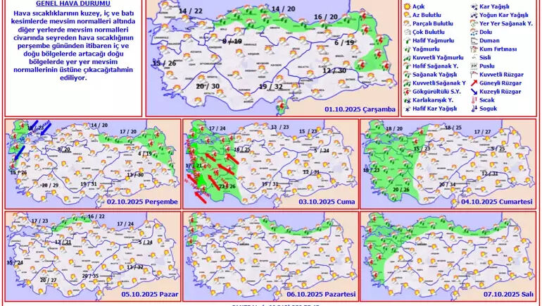 Meteoroloji’den hafta sonu uyarısı: Sağanak geliyor, sıcaklıklar düşecek - 3. Resim