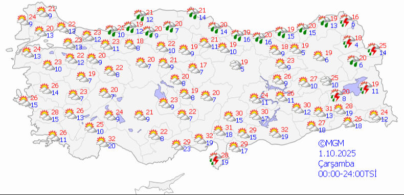 Meteoroloji’den hafta sonu uyarısı: Sağanak geliyor, sıcaklıklar düşecek - 4. Resim