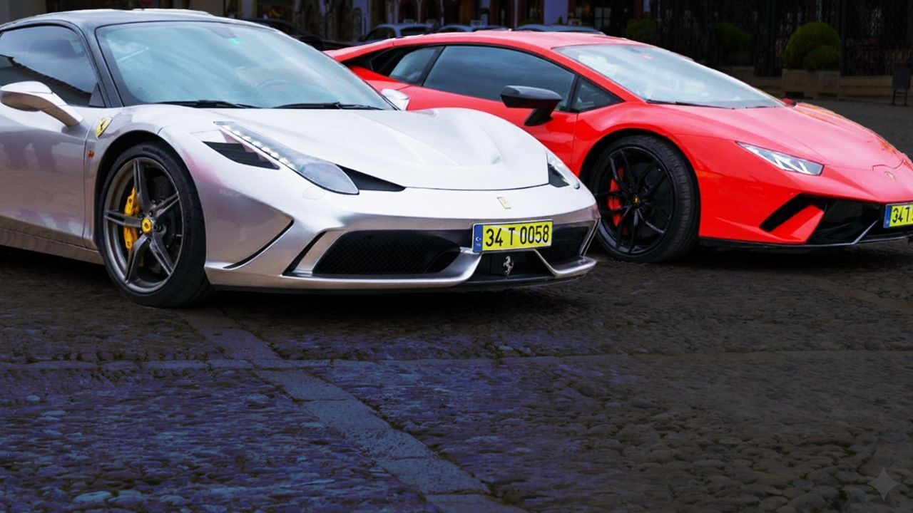 &#039;T&#039; plaka ile vergiden kaçıyorlardı! Hazine ve Maliye Bakanlığı, Ferrarilerin peşine düştü