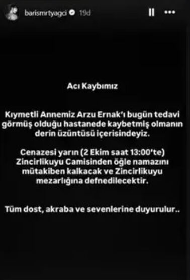 Barış Murat Yağcı'nın annesi hayatını kaybetti! Arzu Akalay Ernak kimdir, neden öldü? - 1. Resim