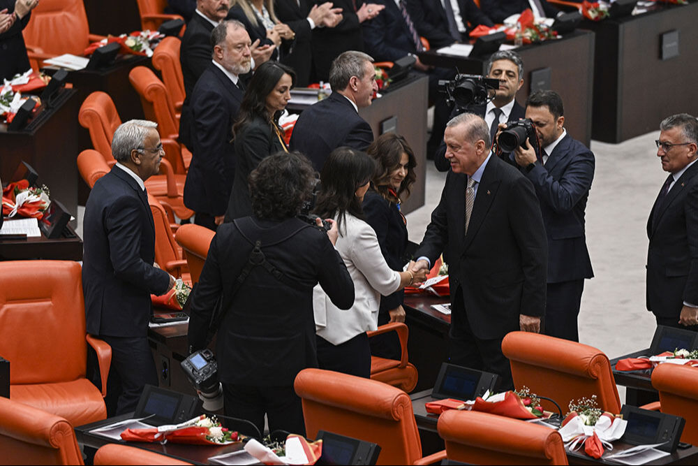 Cumhurbaşkanı Erdoğan, parti liderleriyle görüştü - 1. Resim