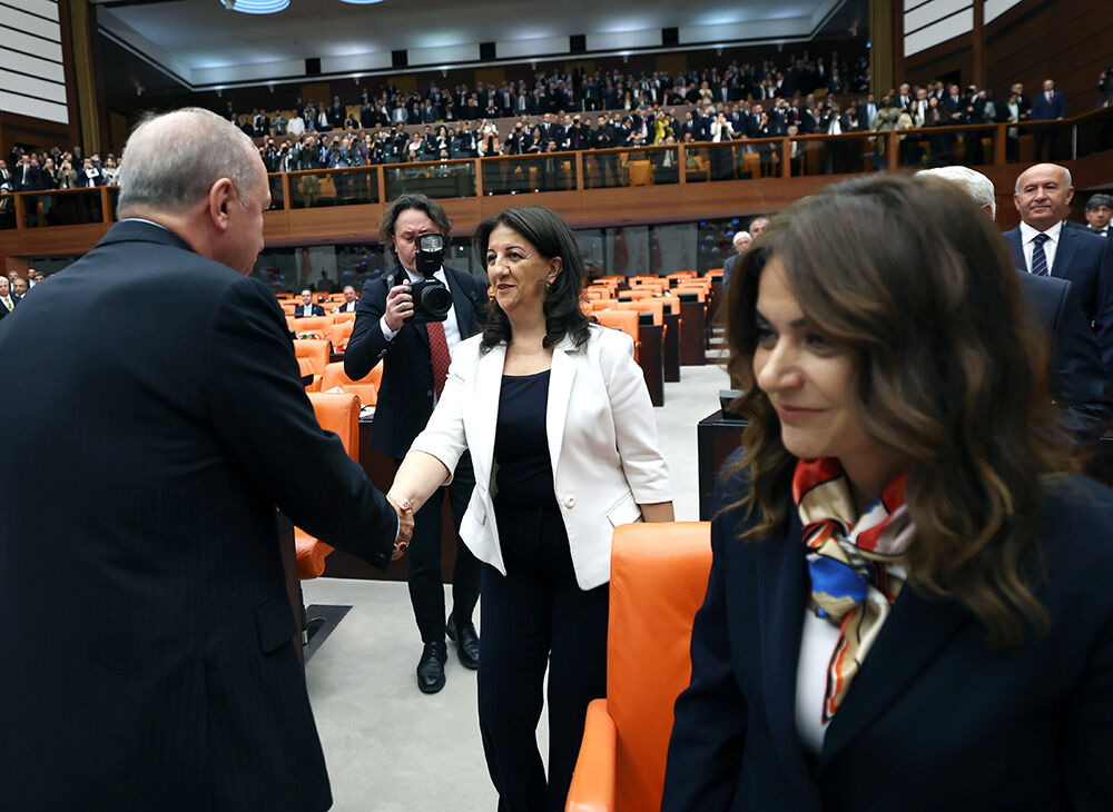 Cumhurbaşkanı Erdoğan, parti liderleriyle görüştü - 2. Resim