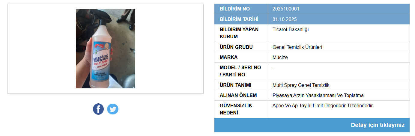 Hijyen için kullanılıyordu! Bakanlık satışını yasakladı, raflardan toplatılıyor - 1. Resim