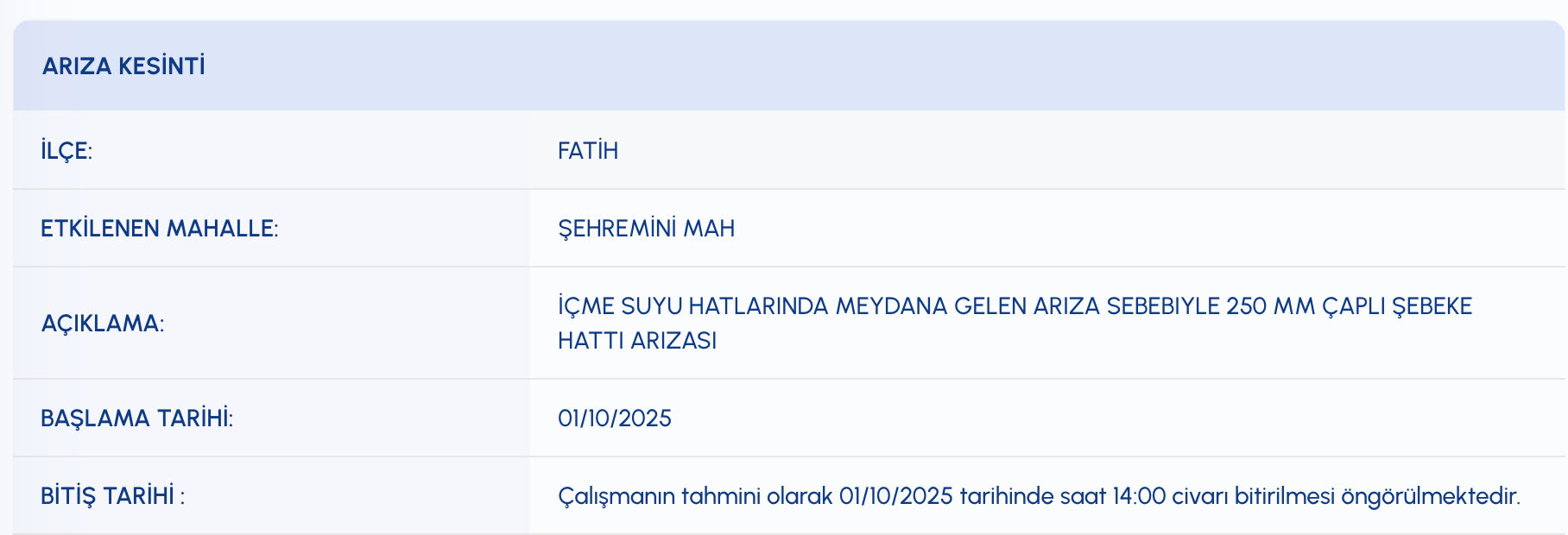 İstanbul Fatih su kesintisi! İSKİ detayları paylaştı, Fatih'te sular ne zaman gelecek? İstanbul Fatih su kesintisi! İSKİ detayları paylaştı, Fatih'te sular ne zaman gelecek? - 3. Resim