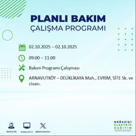 İstanbul’un 22 ilçesinde elektrik kesintisi! Bazı bölgelerde 8 saat sürecek - 4. Resim