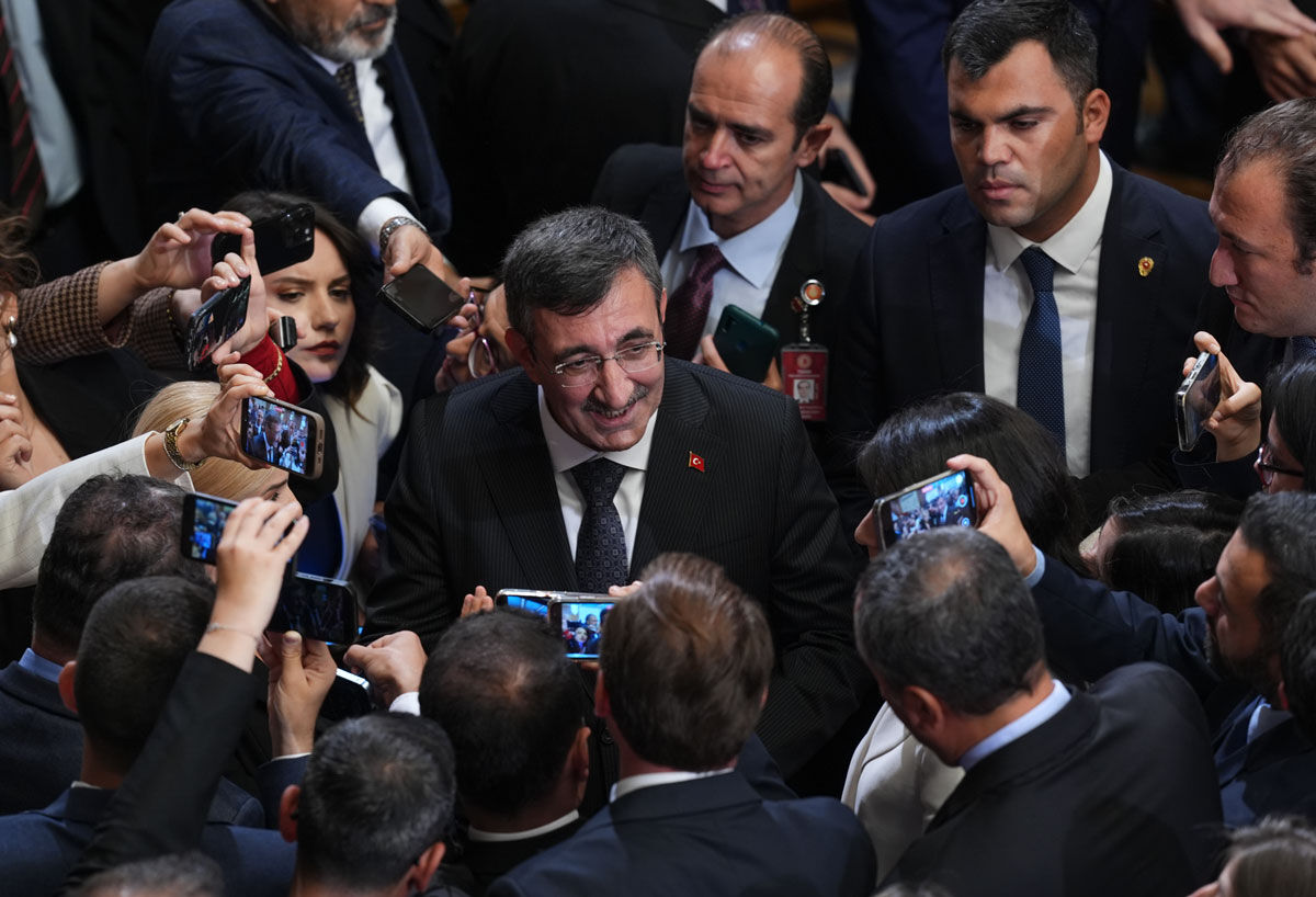 Meclis'te yeni yasama yılı resepsiyonu: Cumhurbaşkanı Erdoğan, parti liderleriyle buluştu - 11. Resim