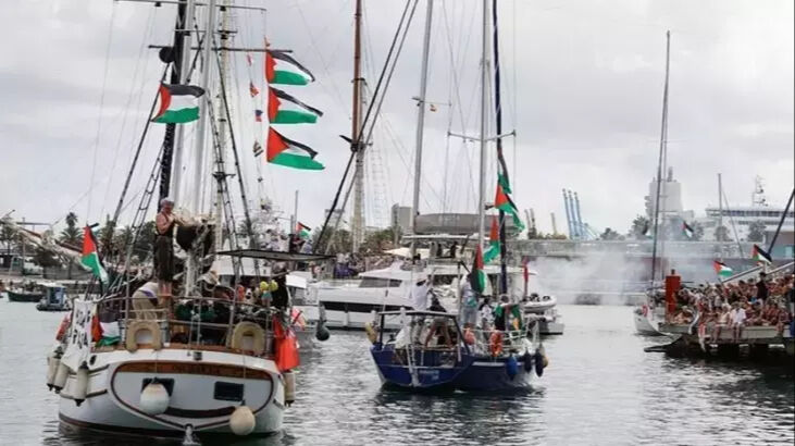 Sumud Filosu şu an nerede, canlı takip nereden izlenir? Gazze'ye yardım sınıra yaklaştı! - 4. Resim