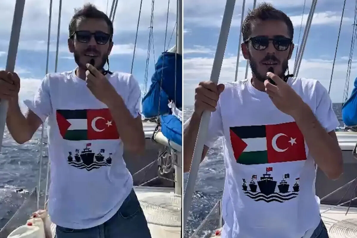 Sumud Filosu’ndaki Türk Aktivist Emin Aydın kimdir, nereli, kaç yaşında? Gazze'ye giden yardım gemileri hedefe yaklaşıyor - 1. Resim