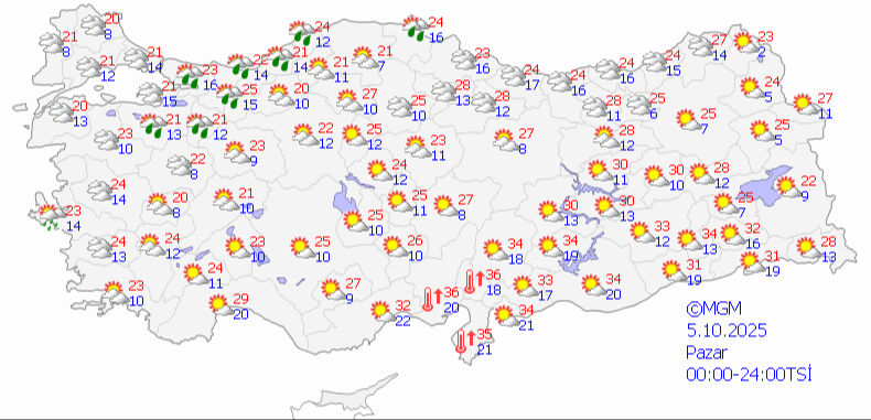 Meteoroloji bölge bölge alarm verdi! Fırtına ve sağanak peş peşe geliyor - 4. Resim