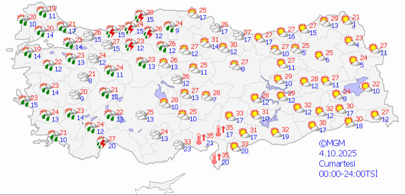 Meteoroloji bölge bölge alarm verdi! Fırtına ve sağanak peş peşe geliyor - 3. Resim