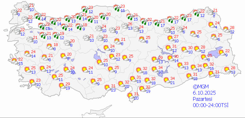 Meteoroloji bölge bölge alarm verdi! Fırtına ve sağanak peş peşe geliyor - 5. Resim