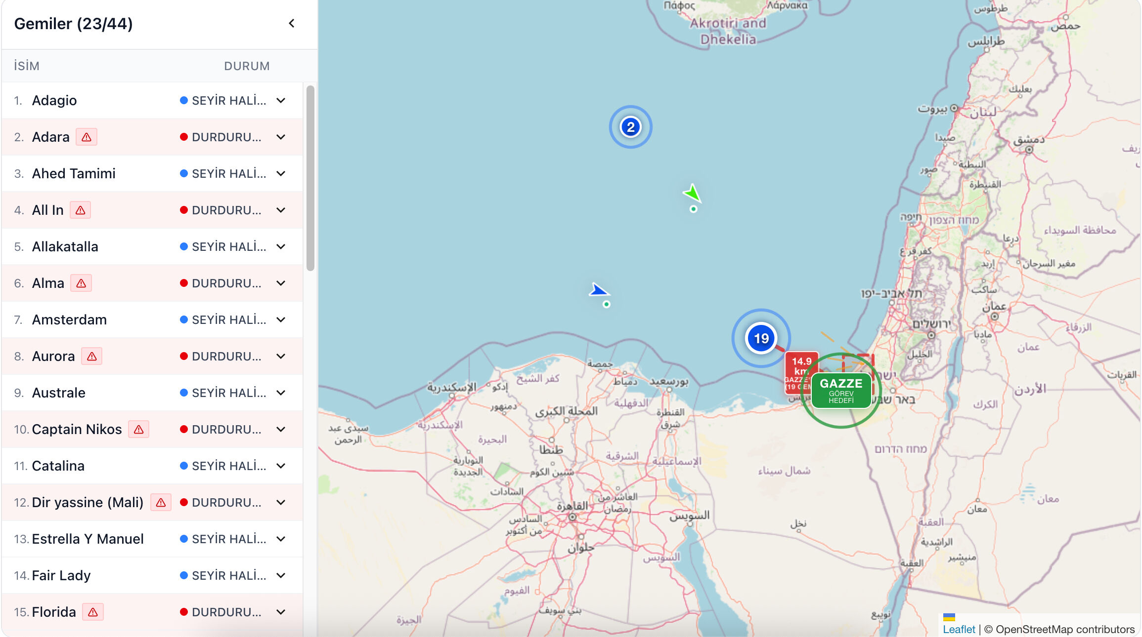 Sumud Filosu son durum nedir, filoda kaç kişi var? 30 Türk alıkonuldu! - 4. Resim