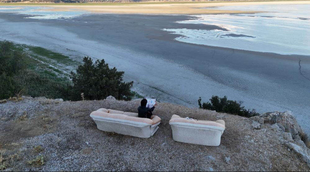 Buzul çağından bu yana ilk defa oldu! Eğirdir Gölü ikiye bölündü - 1. Resim