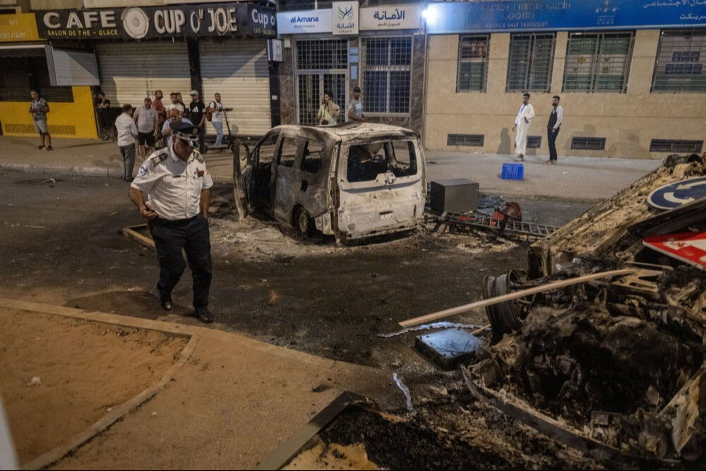 Fas’ta sokaklar karıştı! Gösteriler çatışmaya dönüştü: Ölü ve yaralılar var - 1. Resim