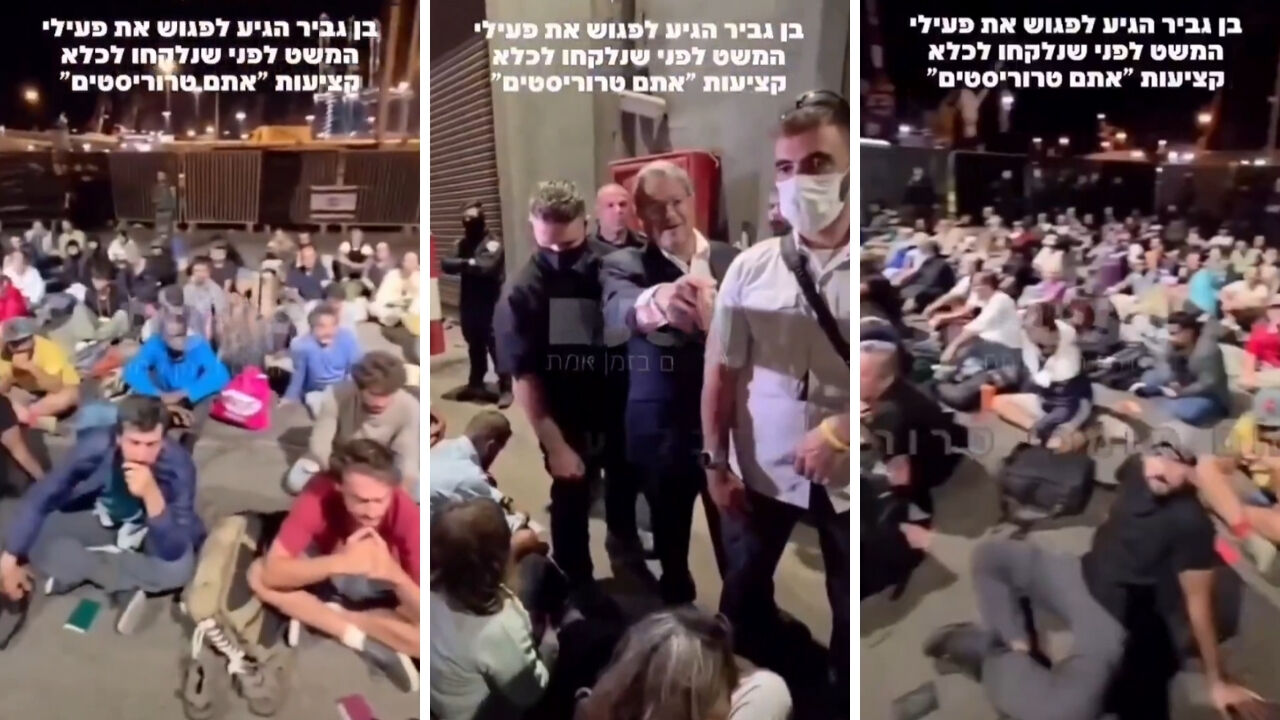 Skandal görüntüler! İsrailli Bakan Ben-Gvir'den Sumud Filosu aktivistlerine hakaret videosu paylaştı - 1. Resim