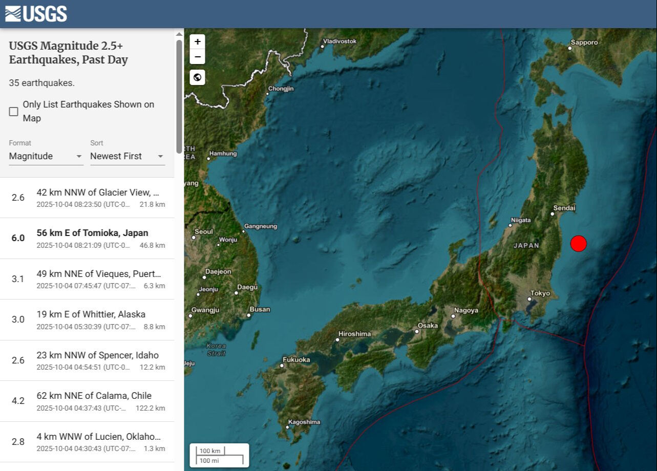 Japonya'da şiddetli deprem! 5,7 ile sarsıldılar - 1. Resim