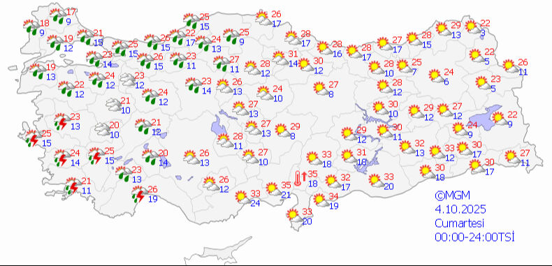 Meteoroloji'den il il hafta sonu uyarısı! İstanbul dahil birçok kentte etkili olacak - 1. Resim
