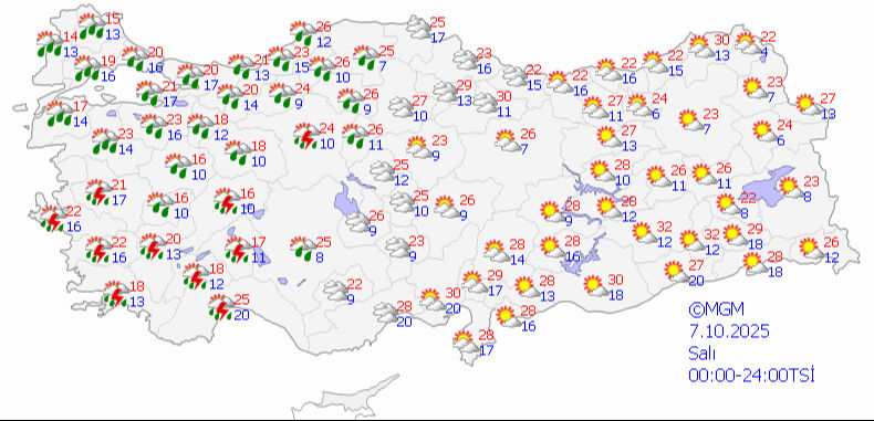 Sıcaklıklar bir anda d&uuml;şecek: İşte 5-11 Ekim haftası g&uuml;n g&uuml;n hava durumu - 5. Resim