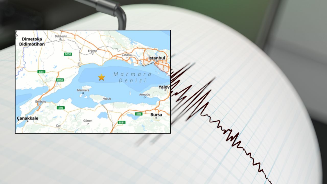 Marmara Denizi&#039;nde 3,5 büyüklüğünde deprem! 2 Ekim&#039;de İstanbul&#039;da hissedilene yakın noktada gerçekleşti