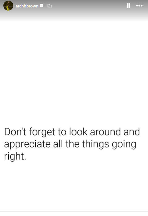 Archie Brown'dan merak uyandıran hamle: Her şeyi sildi, yeni mesajı dikkat çekti - 2. Resim