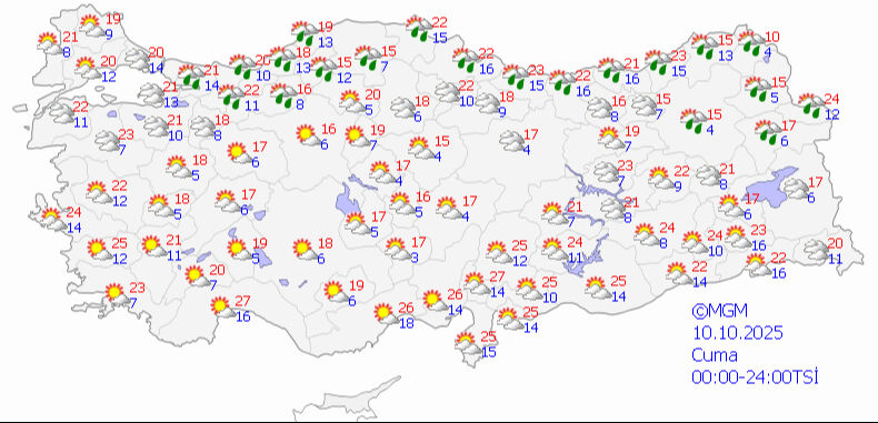 Meteoroloji haritayı güncelledi! 39 il için sağanak yağış ve fırtına uyarısı - 5. Resim
