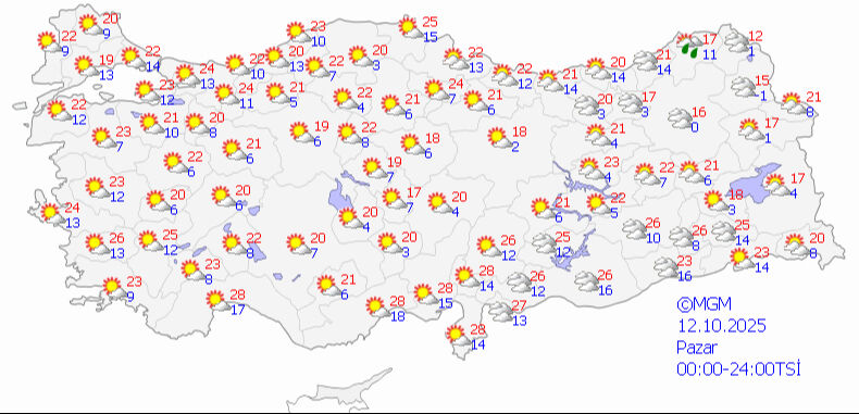 Meteoroloji haritayı güncelledi! 39 il için sağanak yağış ve fırtına uyarısı - 7. Resim