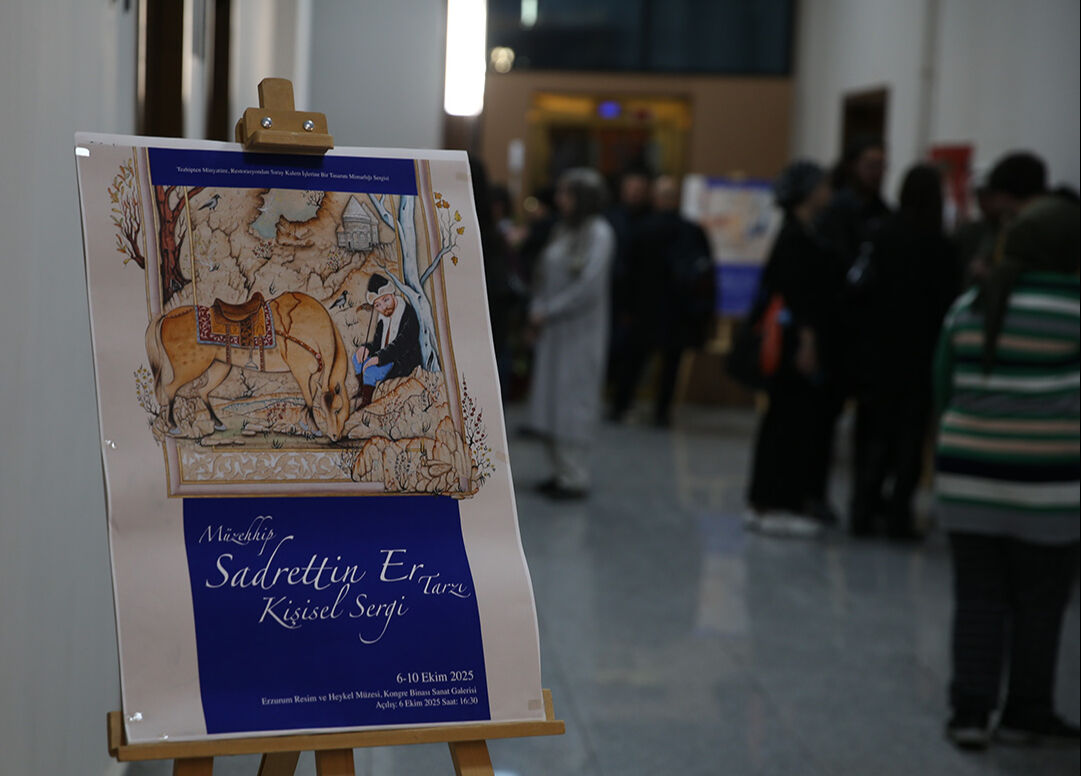 Seyredenleri huzurla dolduran sanat! Müzehhip Sadrettin Er'in Seyredenleri huzurla dolduran sanat! Müzehhip Sadrettin Er'in