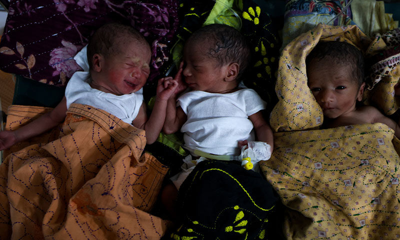 Bangladeş’te ilginç doğum: Üçüz bekleniyordu, doğal yolla beşiz geldi! - 3. Resim