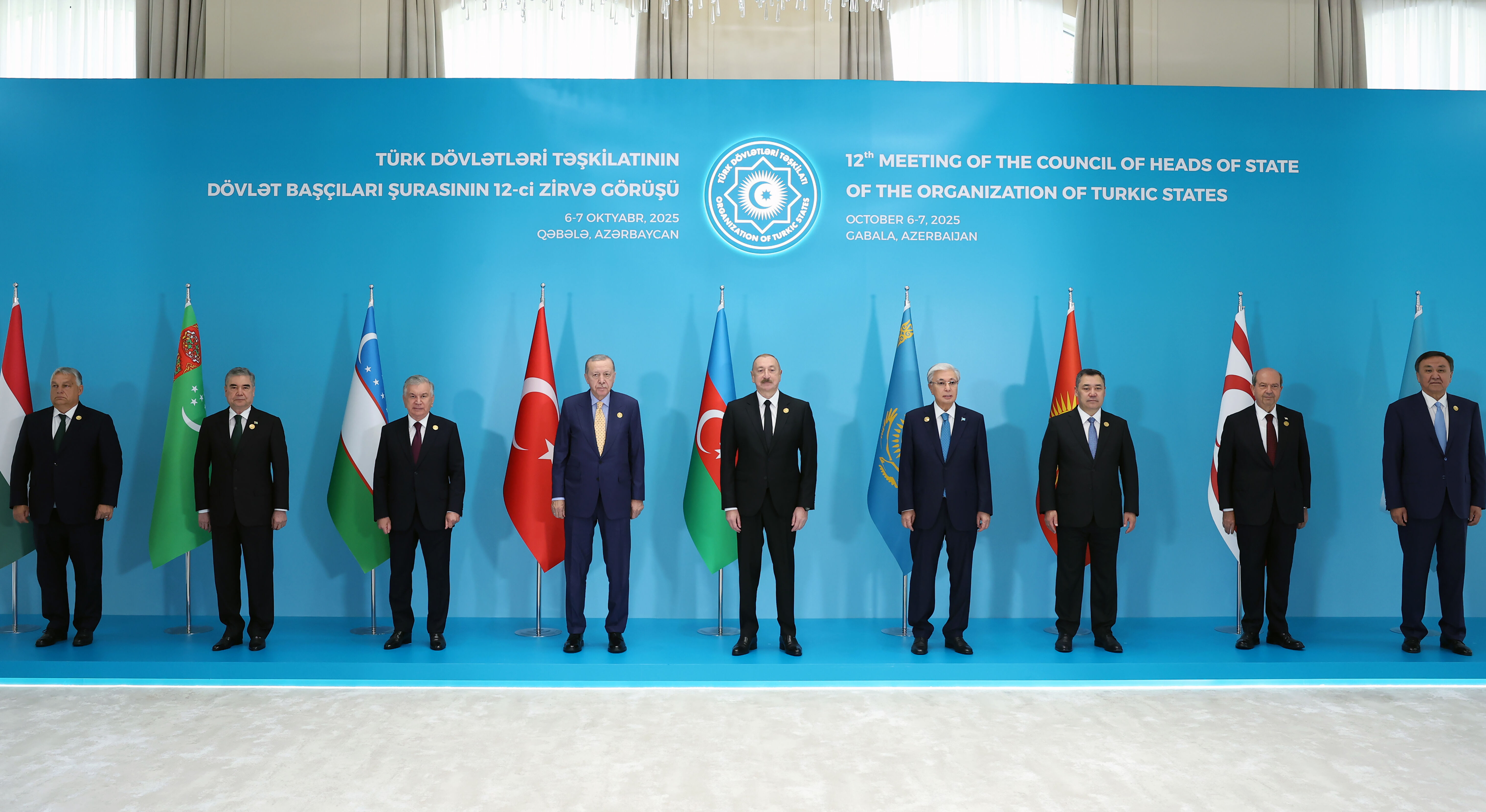 Erdoğan'dan Türk dünyası liderlerine İsrail uyarısı: TDT’nin gücünü ortaya koymalıyız - 1. Resim