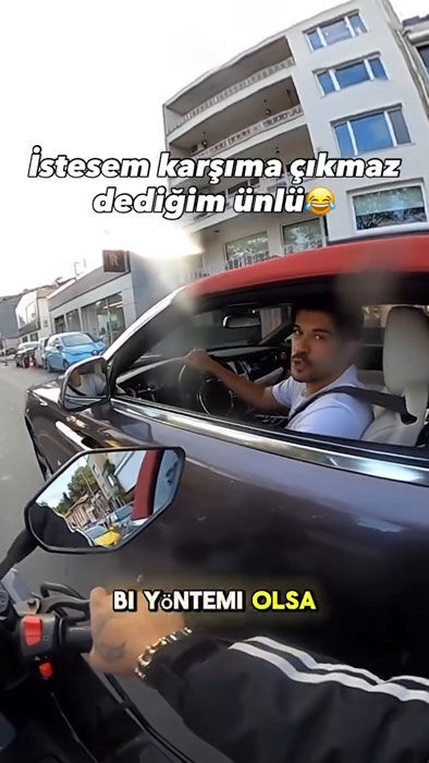 Burak Özçivit’le trafikte şaşırtan diyalog: ‘Nasıl oyuncu olabilirim?’ sorusuyla şaşkınlık yaşadı - 1. Resim
