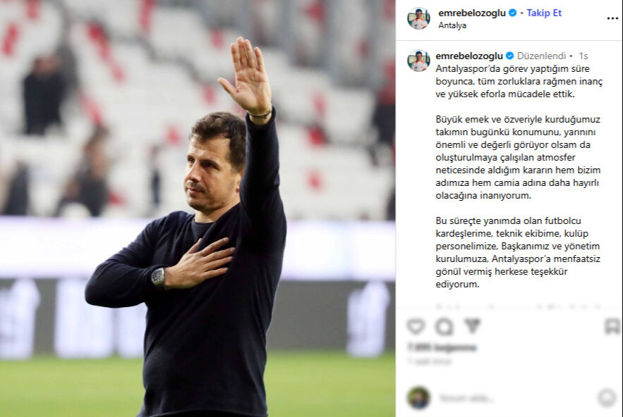Emre Belözoğlu'ndan ayrılık açıklaması: Manidar paylaşım - 3. Resim
