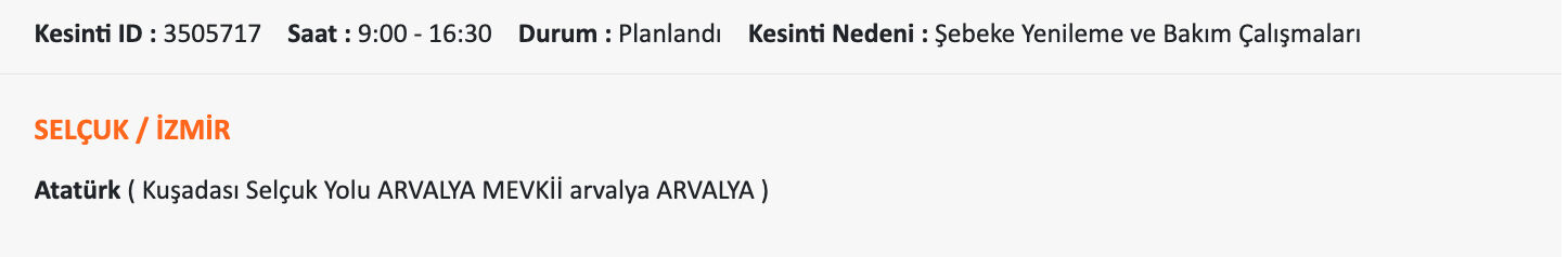 Gediz elektrik kesintisi: 9 Ekim İzmir'de elektrik kesintisi ne zaman gelecek? Güzelyalı, Urla, Torbalı.... Gediz elektrik kesintisi: 9 Ekim İzmir'de elektrik kesintisi ne zaman gelecek? Güzelyalı, Urla, Torbalı.... - 17. Resim