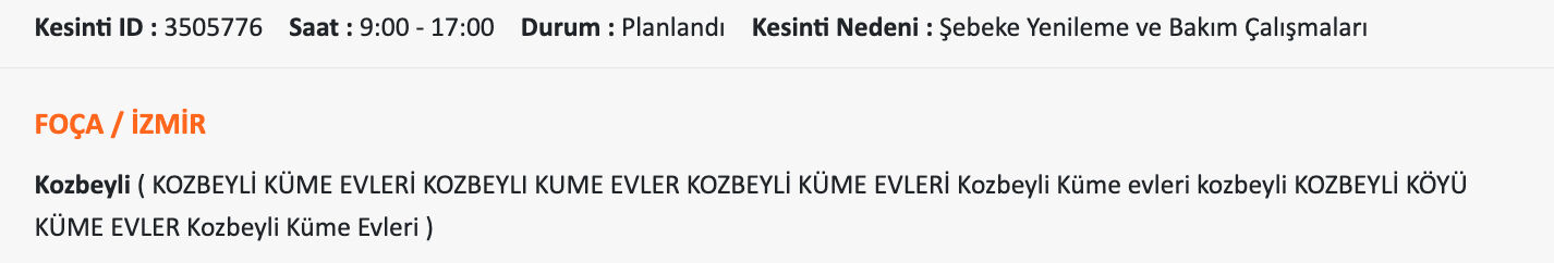 Gediz elektrik kesintisi: 9 Ekim İzmir'de elektrik kesintisi ne zaman gelecek? Güzelyalı, Urla, Torbalı.... Gediz elektrik kesintisi: 9 Ekim İzmir'de elektrik kesintisi ne zaman gelecek? Güzelyalı, Urla, Torbalı.... - 12. Resim