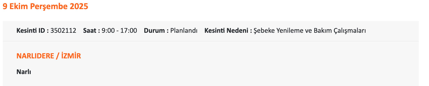 Gediz elektrik kesintisi: 9 Ekim İzmir'de elektrik kesintisi ne zaman gelecek? Güzelyalı, Urla, Torbalı.... Gediz elektrik kesintisi: 9 Ekim İzmir'de elektrik kesintisi ne zaman gelecek? Güzelyalı, Urla, Torbalı.... - 16. Resim