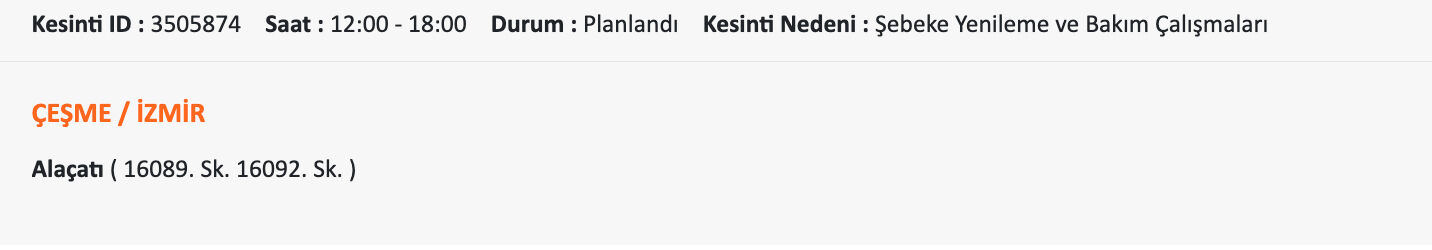 Gediz elektrik kesintisi: 9 Ekim İzmir'de elektrik kesintisi ne zaman gelecek? Güzelyalı, Urla, Torbalı.... Gediz elektrik kesintisi: 9 Ekim İzmir'de elektrik kesintisi ne zaman gelecek? Güzelyalı, Urla, Torbalı.... - 8. Resim